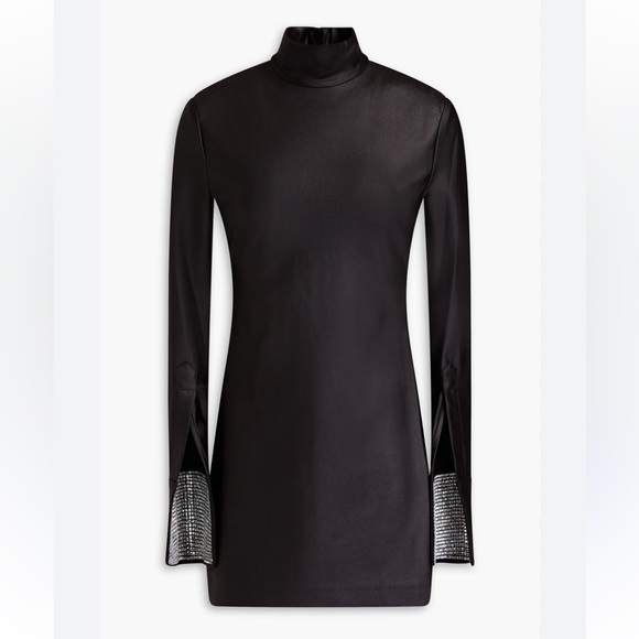 Alexander Wang Crystal Cuff Tailored Stretch Jersey Long Sleeve ✨✨💎 - Picture 5 of 17